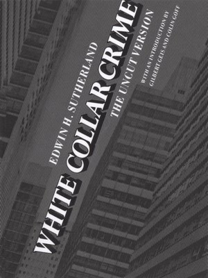 cover image of White Collar Crime